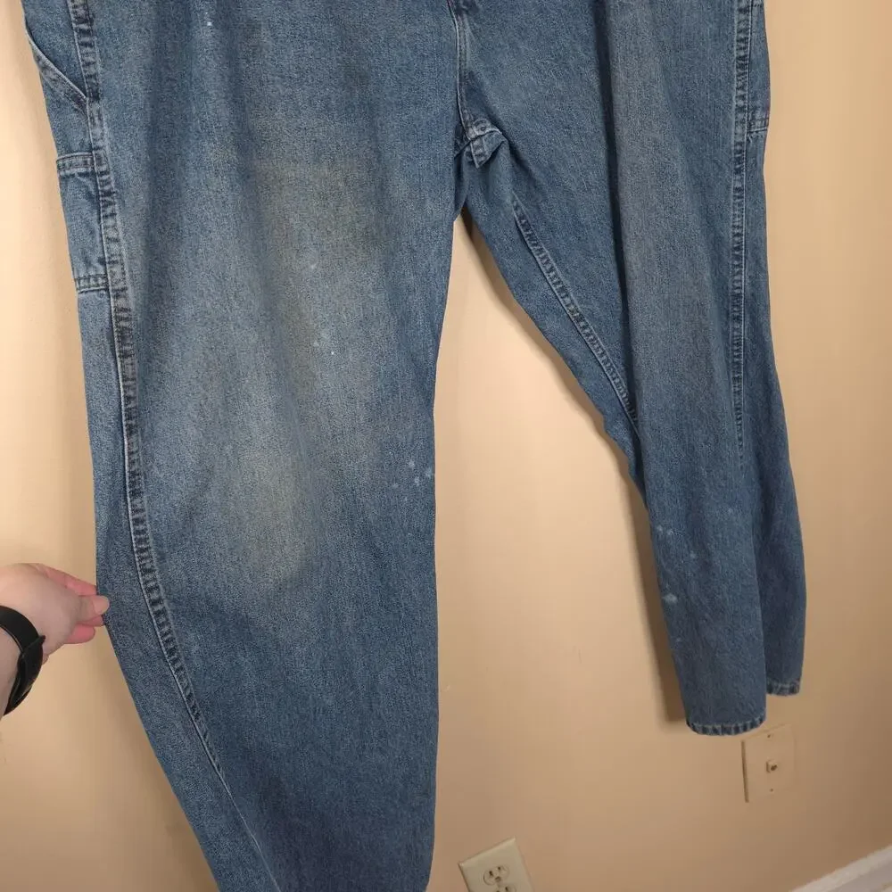 Bailey's PT Relaxed Fit Carpenter Medium Wash Denim Jeans Size 44x32